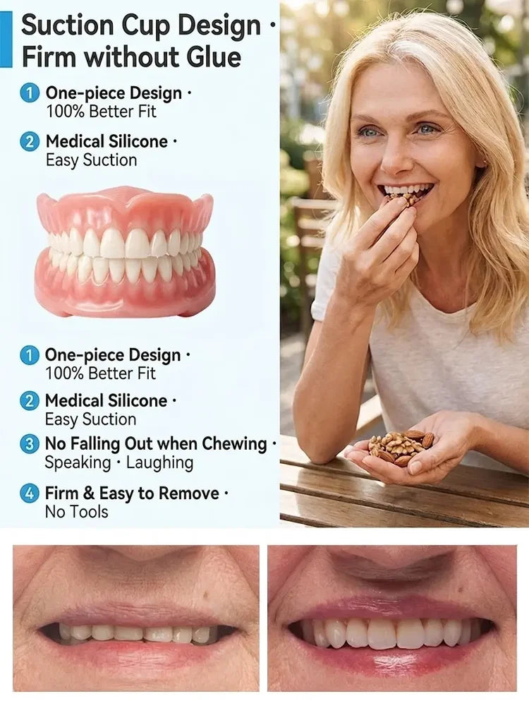 Custom-Fit Instant Smile – Natural Looking Comfort Fit