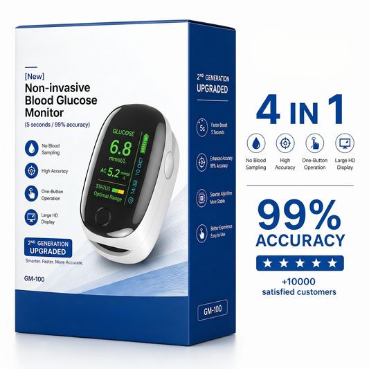 2026 KLENIMORE™ GM-100 Non-Invasive Monitor – 5 Seconds / 99% Accuracy