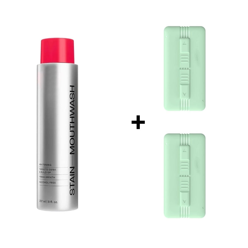 🥳2026 HOT SALE🥳💞50K+ SOLD!😁✨ 50% OFF! Stain‑Removing Whitening Mouthwash – Lifts coffee & tea stains, alcohol‑free. Instant gunk binding, long‑lasting minty fresh. Gentle enough for daily use. 🦷💙