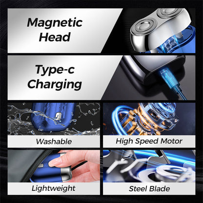 🎁2026 New Upgrade✨Mini Double Head Electric Shave