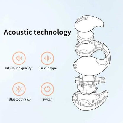 Hot Sale - Wireless Ear Clip Bone Conduction Headphones