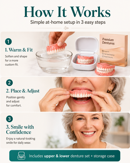 Custom-Fit Instant Smile – Natural Looking Comfort Fit