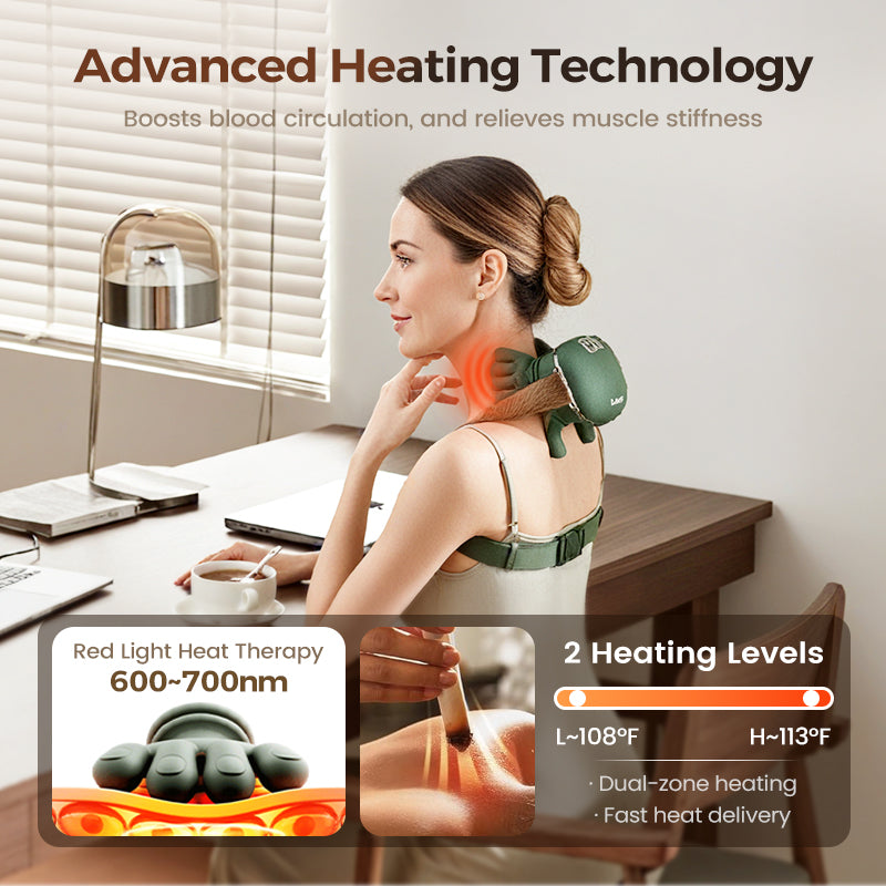The best portable neck massager – 3 times more relaxation! 💆