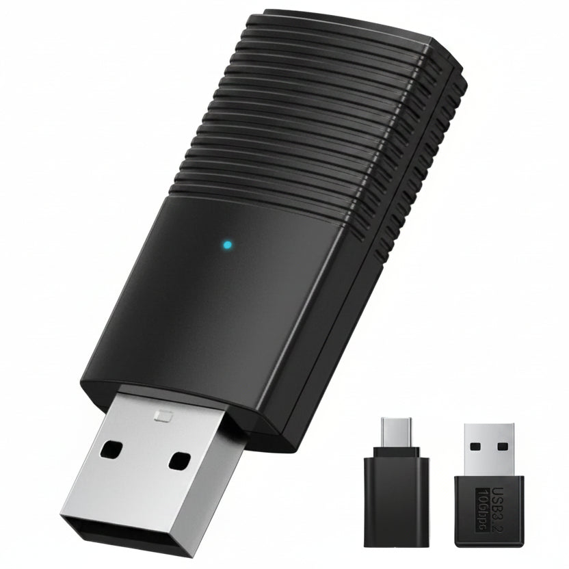 3-in-1 Mini Wireless Car Adapter Set