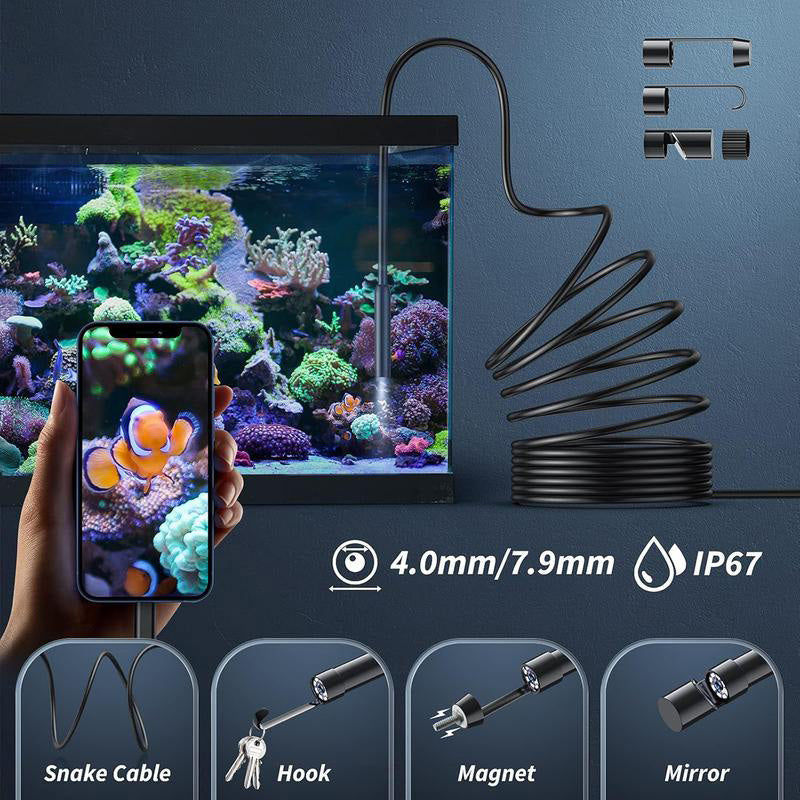 Waterproof HD Endoscope Camera