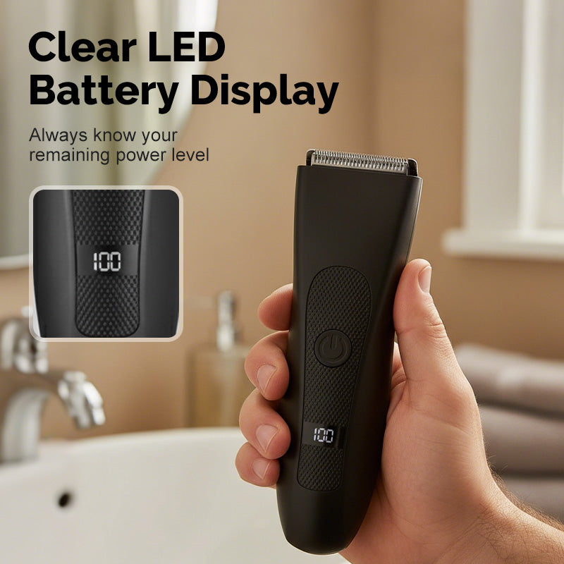 Digital Display Body Trimmer for Men