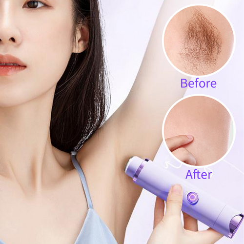 💜 Electric Dual-Head Body Hair Trimmer – Waterproof, Hypoallergenic & Perfect for Sensitive Skin! 🚿✨
