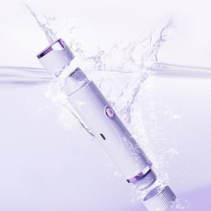 💜 Electric Dual-Head Body Hair Trimmer – Waterproof, Hypoallergenic & Perfect for Sensitive Skin! 🚿✨