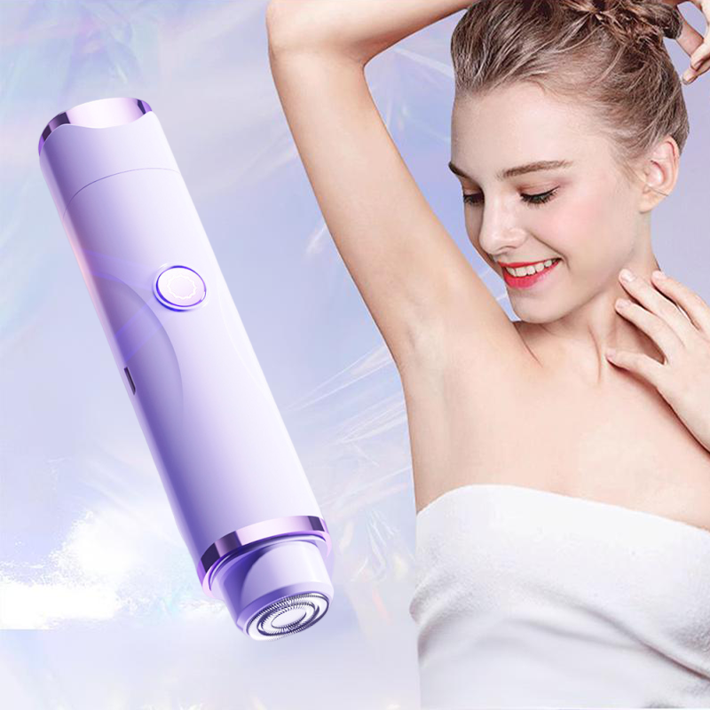 💜 Electric Dual-Head Body Hair Trimmer – Waterproof, Hypoallergenic & Perfect for Sensitive Skin! 🚿✨