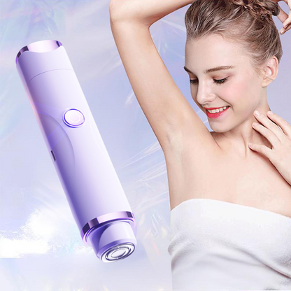 💜 Electric Dual-Head Body Hair Trimmer – Waterproof, Hypoallergenic & Perfect for Sensitive Skin! 🚿✨