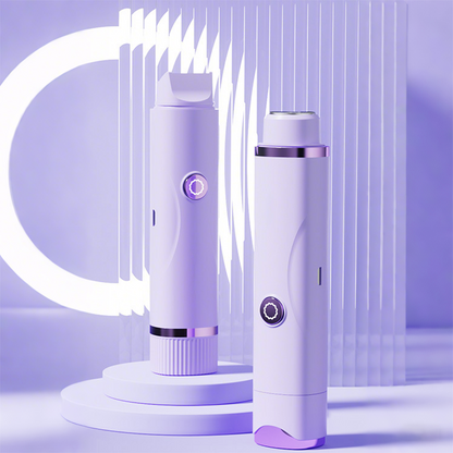 💜 Electric Dual-Head Body Hair Trimmer – Waterproof, Hypoallergenic & Perfect for Sensitive Skin! 🚿✨